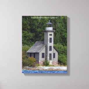 Grand Island East Channel Lighthouse canvas print