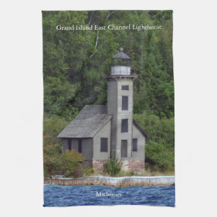 Grand Island East Channel Lighthouse serviette de