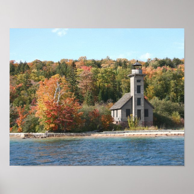 Grand Island Lighthouse Poster (Front)