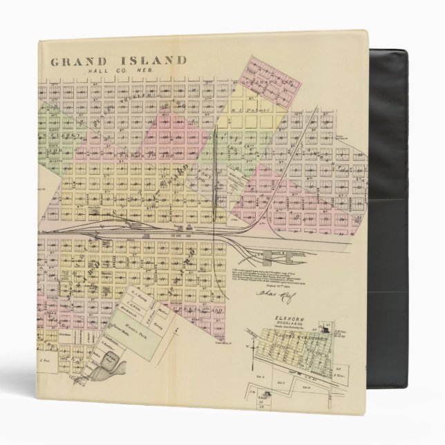Grand Island, Nebraska Binder (Front/Inside)