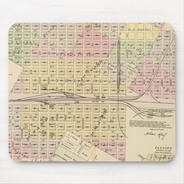 Grand Island, Nebraska Mouse Pad (Front)