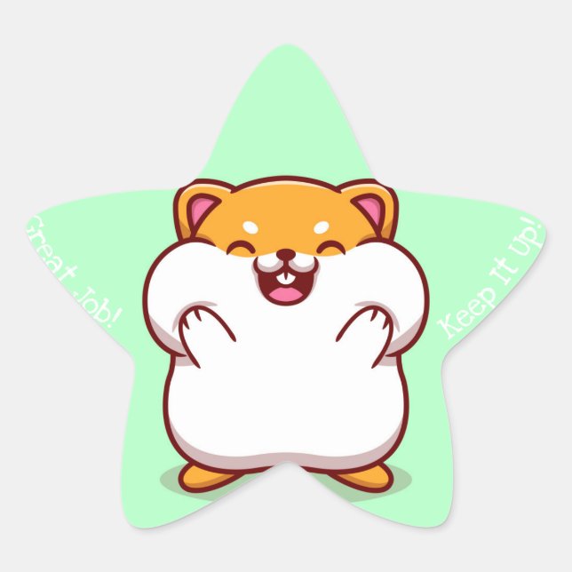 Grand Job Kawaii Star Sticker (Devant)