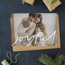 Grand Joy Holiday Carte photo