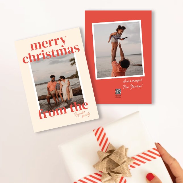 Grand Joyeux Carte photo de Noël (Créateur téléchargé)