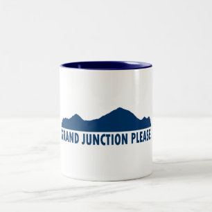 Grand Junction Colorado Please Two-Tone Coffee Mug