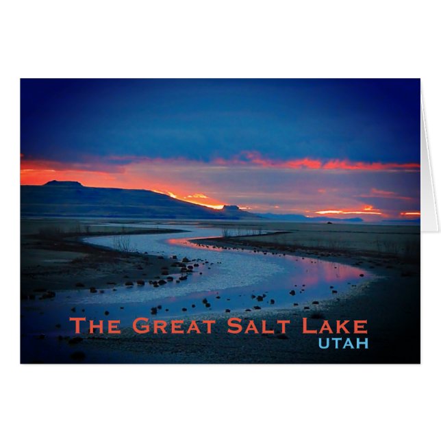 Grand lac de sel, paysage de l'Utah (Devant horizontal)