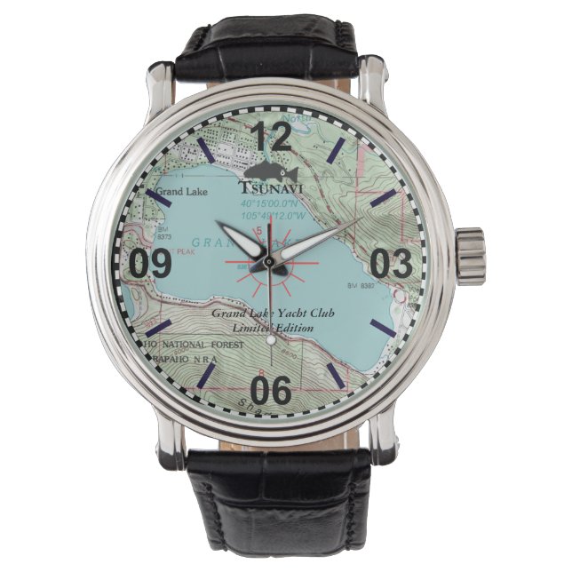 Grand Lake Colorado Chart Watch (Front)