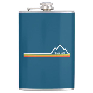 Grand Lake, Colorado Hip Flask