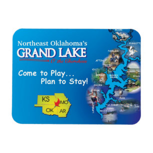 Grand Lake Oklahoma magnet