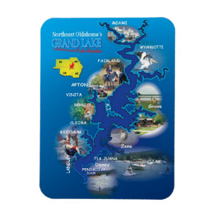 Grand Lake Oklahoma magnet