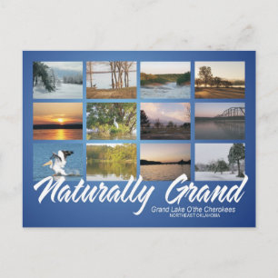 Grand Lake Oklahoma naturellement carte postale
