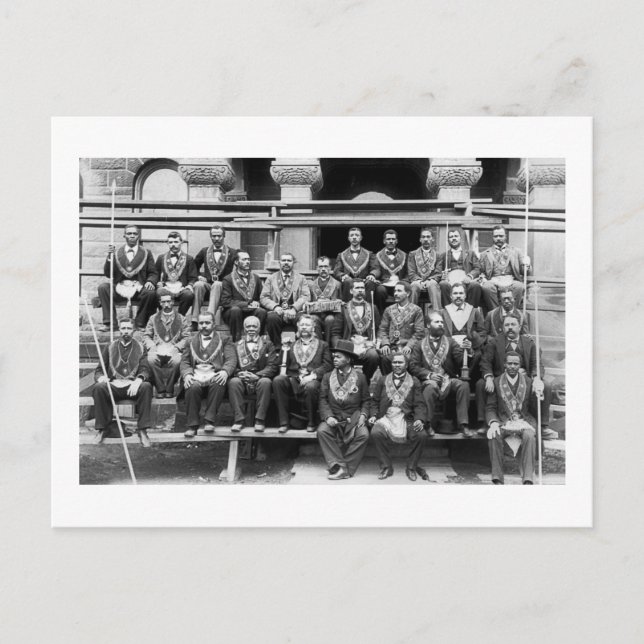 Grand Lodge of Masons, 1897 Postcard (Front)