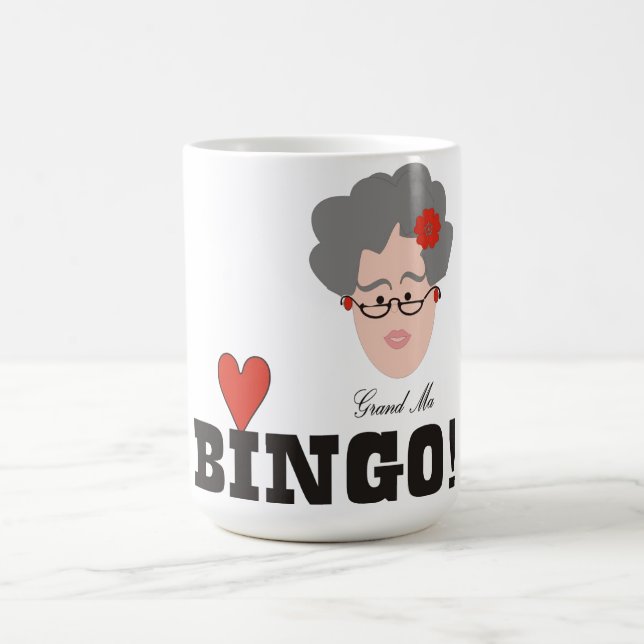 Grand Ma Loves Bingo Mug (Center)