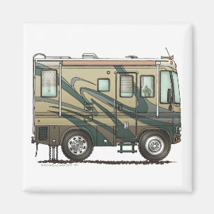 Grand magnet de campeur de rv