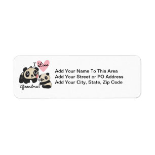 Grand-maman d'amour des ours panda I