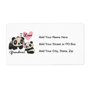 Grand-maman d'amour des ours panda I