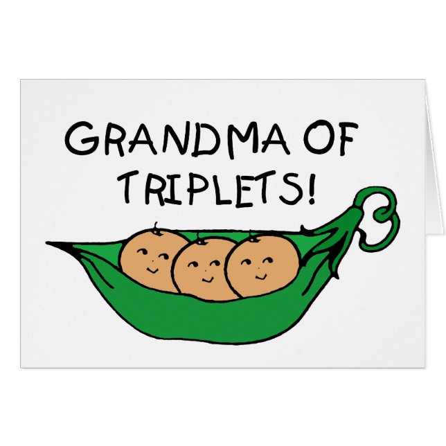 Grand-maman de cosse de triplets (Devant horizontal)