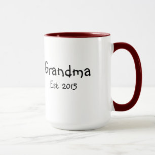Grand-maman - établie tasse de café de 2015 - 15