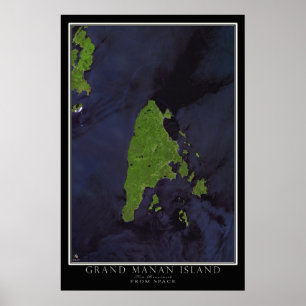 Grand Manan Island Nouveau-Brunswick Poster satell
