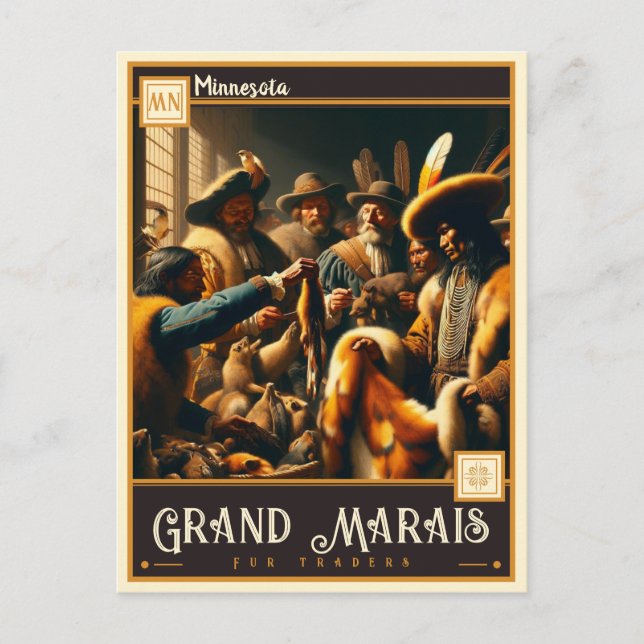 Grand Marais, Minnesota  | Vintage Postcard (Front)