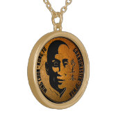 Grand Master Ip Man - Wing Chun Kung Fu Gold Plated Necklace (Front Left)
