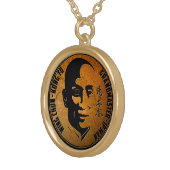 Grand Master Ip Man - Wing Chun Kung Fu Gold Plated Necklace (Front Right)