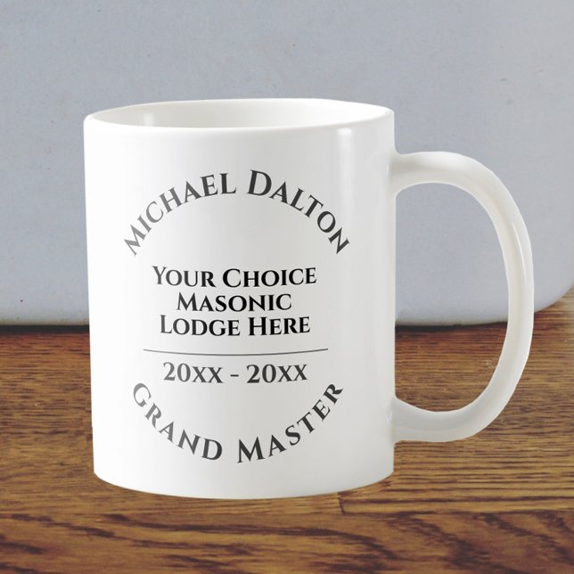 Grand Master Masonic Coffee Mug (Creator Uploaded)