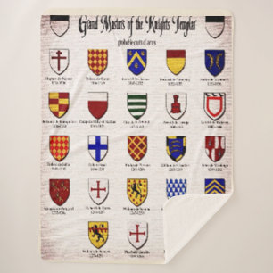 Grand Masters of the Nights Templar Sherpa Blanket