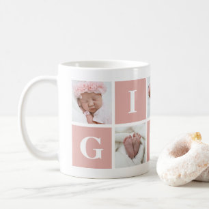 Grand-mère 5 Photo Collage Gigi Mug
