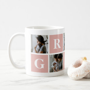 Grand-mère 5 Photo Collage Gran Mug