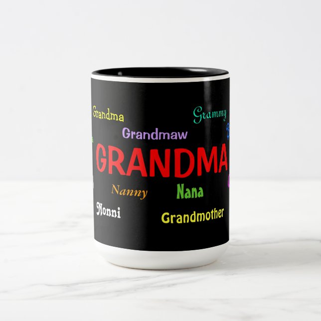 Grand-mère café Mug (Centre)