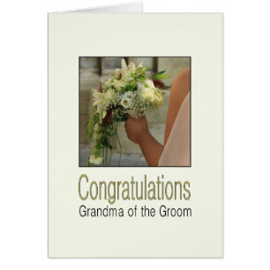 Grand-mère du marié mariage félicitations