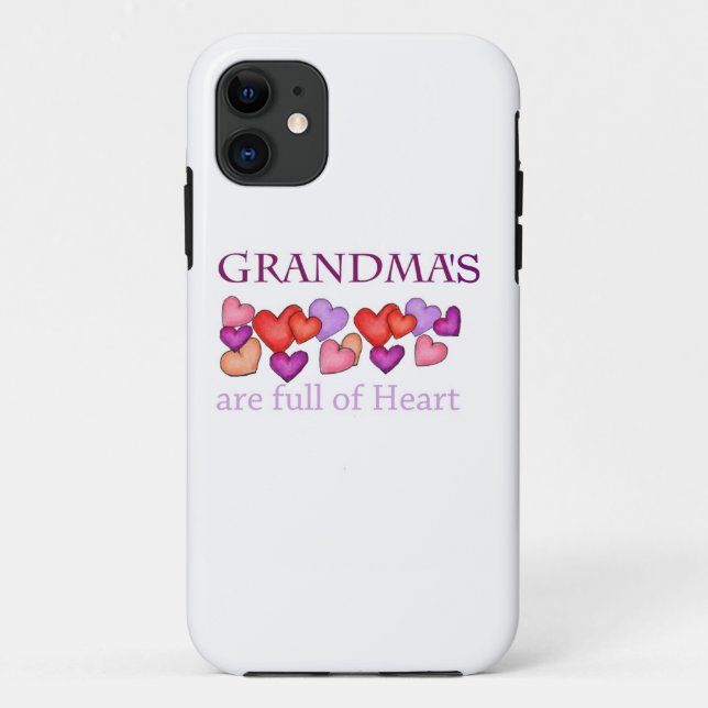Grand-mère et coque iphone du coeur (Dos)