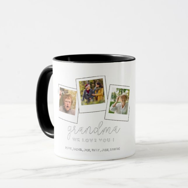 Grand-mère I Love You Mug - Don de petits-enfants (Devant gauche)