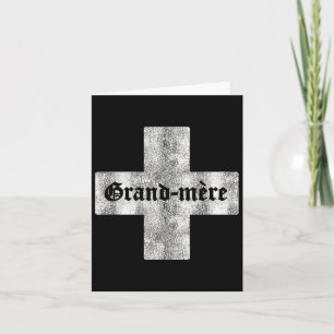 Grand-mere Swiss Grandma Mothers Day Retro Switzer Card