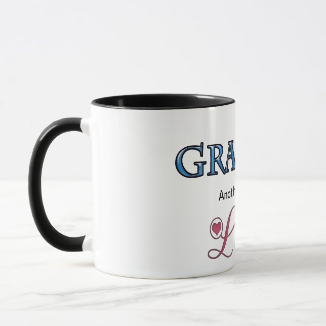 Grand-mère, un autre mot pour l'amour café Mug (Gauche)