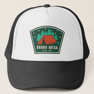 Grand Mesa National Forest Camping Trucker Hat