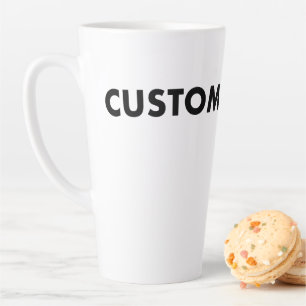 Grand modèle de mug à latte personnalisé vierge - 