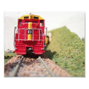 Grand modèle de transport ferroviaire photo