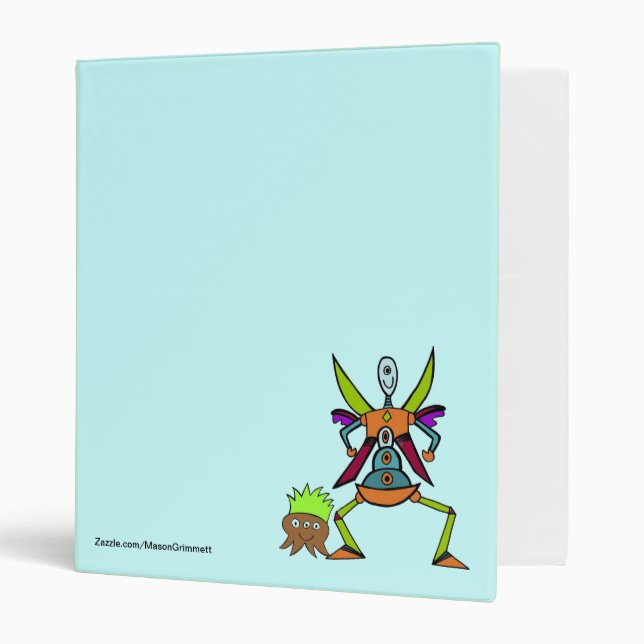 Grand monstre, petit classeur de monstre (Devant/intérieur)