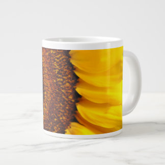 Grand mug à café visage de tournesol
