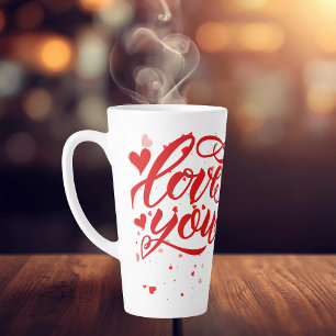 Grand mug à latte Love You