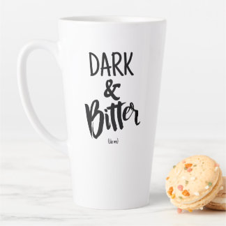 Grand mug à latte - Sombre et amer