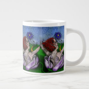 Grand mug Fleur au loin