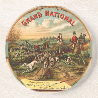 Grand National Fox Hunt - Cigarette Advertising Tr Coaster