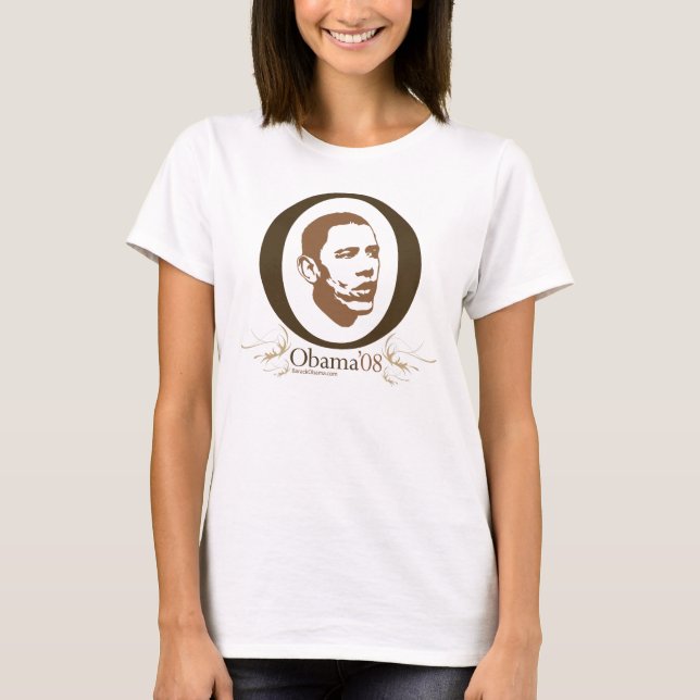 Grand O T-shirt d'Obama (Devant)