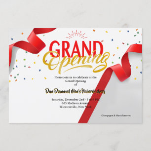 Grand Opening Announcement