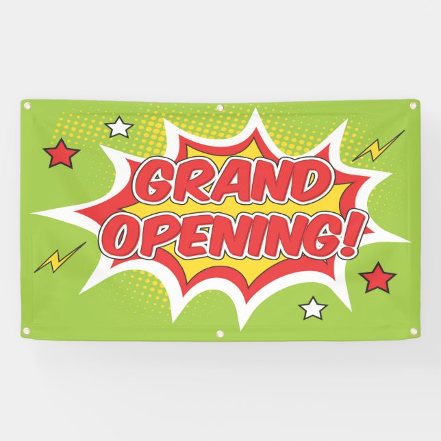 Grand Opening Banner (Horizontal)