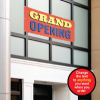 Grand Opening Banner Custom Outdoor Business Sign