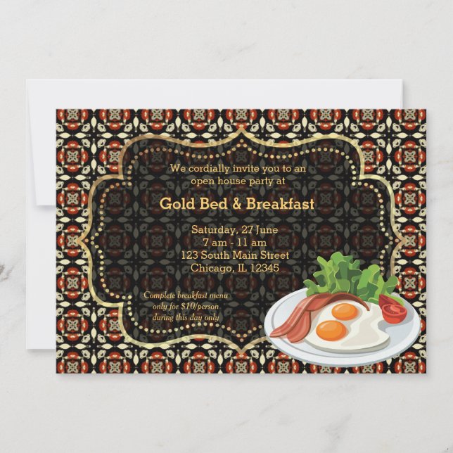 Grand Opening Bed & Breakfast Invitation (Front)